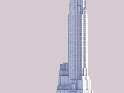 70 Pine St 3D print model