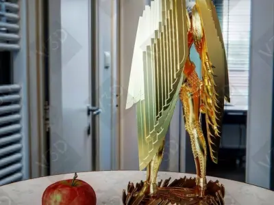 Wonder Woman 1984 - golden armor 2 - V3D 3D print model