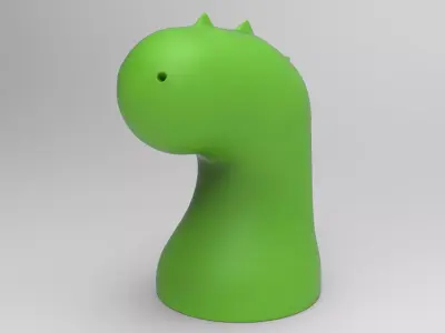 Dragonic Night Light Low-poly 3D model