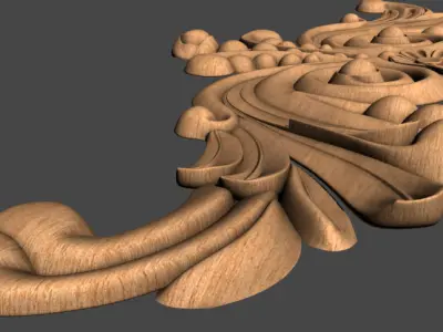 Ornament ornate carving 3D model