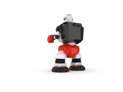Funny Robot Character 3D model
