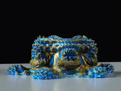 Fractal Dr Strange Influenced  Sci-Fi  Kitbash 3D Assets  3D model