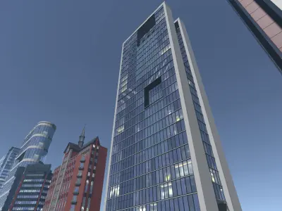 Polygon City Buildings Pack1 Low-poly 3D model