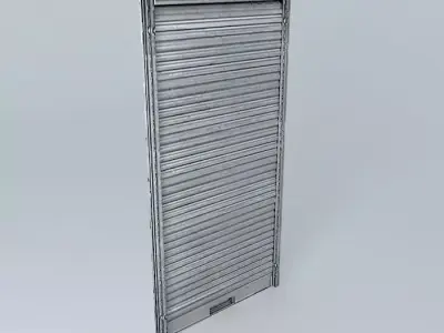 Metal Door Roller Shutter 3D model