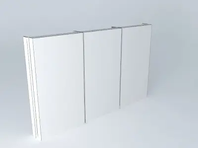 3 glass panel Free 3D model