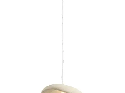 Japanese Style Wabi Sabi Chandelier 3D model
