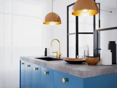 Pendant light Round SKU 2314 Free 3D model