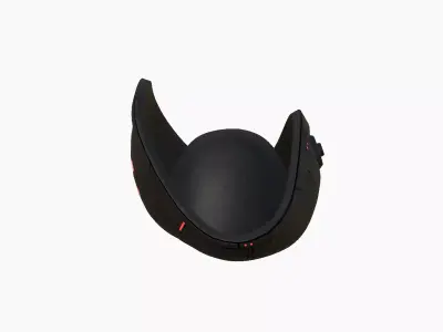SciFi Pirate Hat A08 - Futuristic Character Design Low-poly 3D model