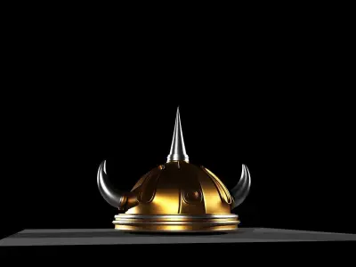Viking Army Helmet 3D model