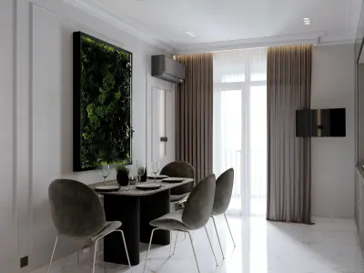 Kitchen scene 3D model