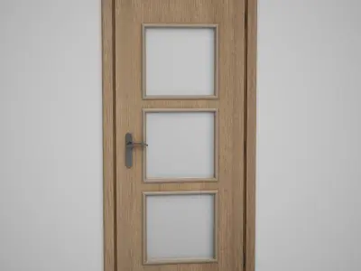 CGAxis Door 3D model