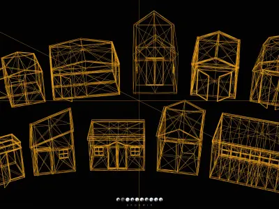 Shed Pack Vol 01 Low-poly 3D model
