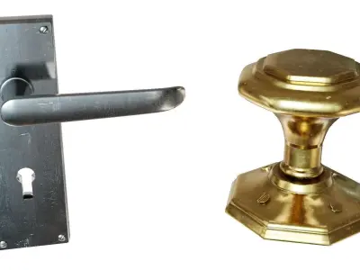 Door Handle 3D Model Set 3D model