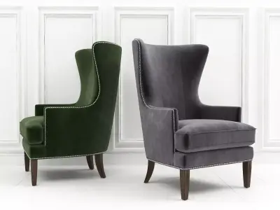 Whitney Accent Chair 3D model