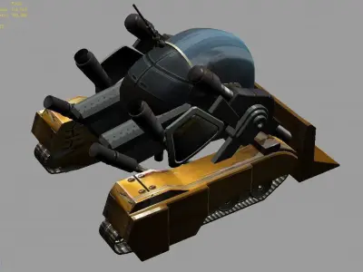 Space Station - Snow Shovel 01 3D model