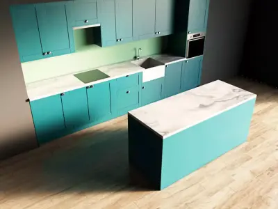 22-Kitchen10 matte 2 3D model