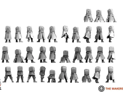 Valour Korps - Headless Bodies 3D print model