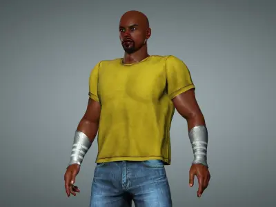 Luke Cage 3D model