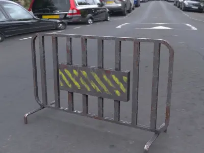 Traffic sign - PBR Low-poly 3D model