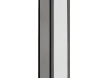  Fletcher Boxed Bathroom Wall Light Black 3D model