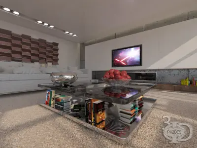 living room 4 3D model