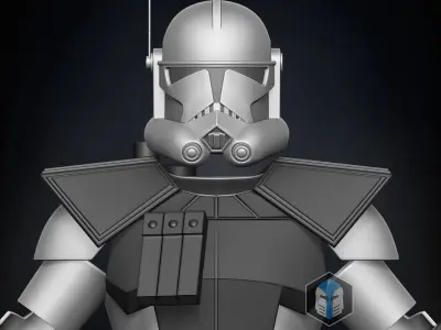 Animated ARC Trooper Armor Accessories 3D print model