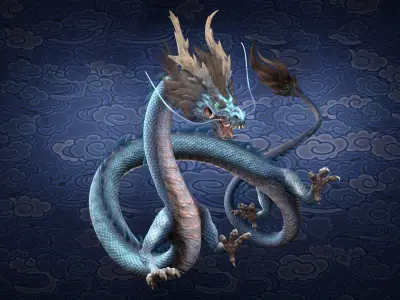 dragon ChineseDragon loong 3D model