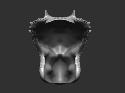 Godzilla Predator bio mask 3D model