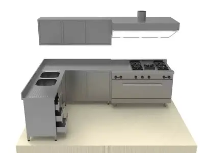 KITCHEN 40 3D model
