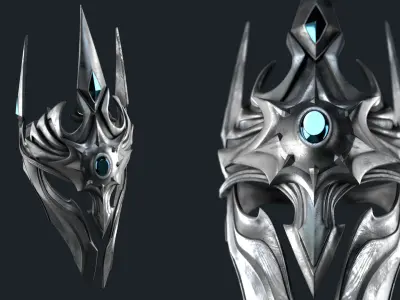 Magic Helmet Low-poly 3D model