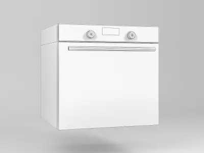 Low poly Kitchen oven  Low-poly 3D model