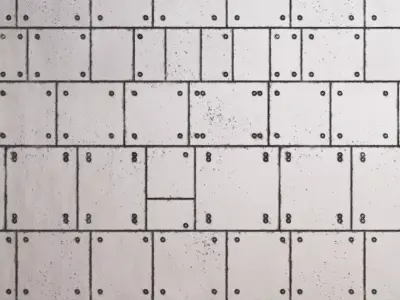 Silver Dirt Sci-Fi Wall PBR Seamless Texture