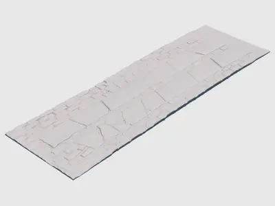 Brick Crosswalk-3D Scan 3D model