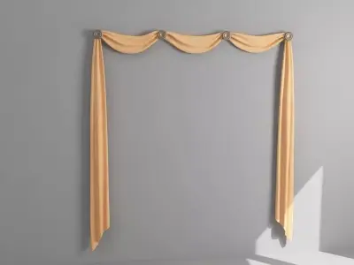 Vol3 Draperies0008 VR 3D model