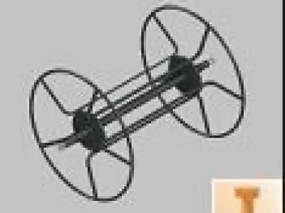 tube winding  Low-poly 3D model