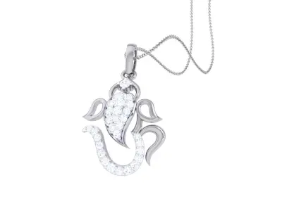 Spiritual Ganesha Pendant 3D print model