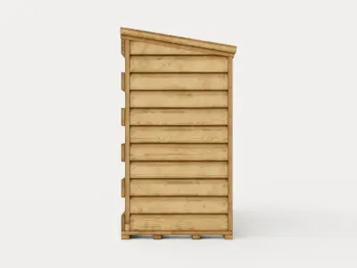 LogStore Low-poly 3D model