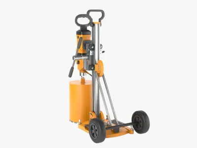 Concrete Coring 3D model