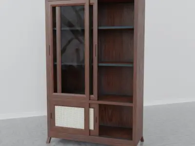 Kitchen Cabinet Free low-poly 3D model