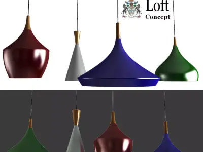 Dairy Light Beat DESIGNED BY TOM DIXON 3D model