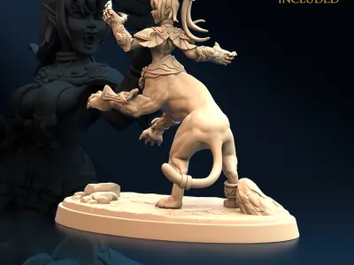 Doom Sphinx B Nude 3D print model