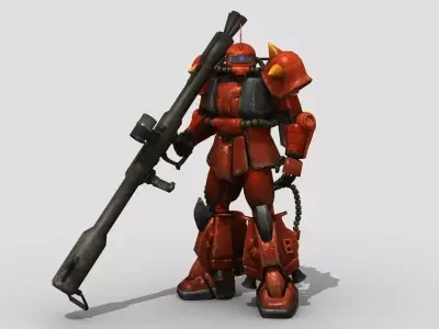 Robot ZaKu 3D model