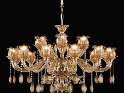 MD 3255-12-6 Osgona Chandelier 3D model