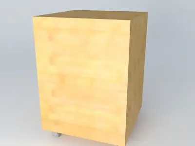 Chest of drawers DOORS HKOM3S 7 5 BRW Milano Oak 3D model