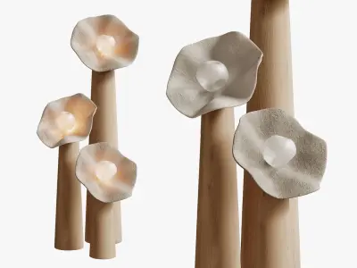 Floor lamp Joanneodisho Bloom 3D model