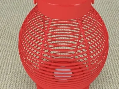Wire Lantern 3D model
