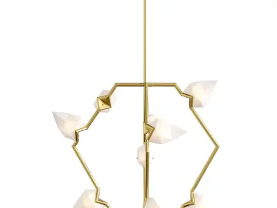 Roll Hill Seed 01 by Bec Brittain Chandelier Lamp 3D model