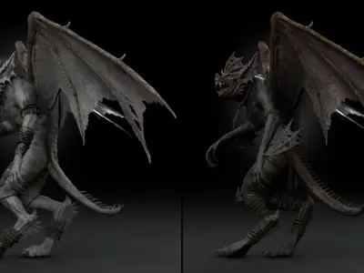 Embermoon Rigged Game Ready Low-poly 3D model