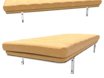 Horst Bruning Daybed in Chrome  3D model