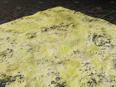 Iceland Terrain 7 3D model